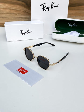 Ray_ban gold black 3622
